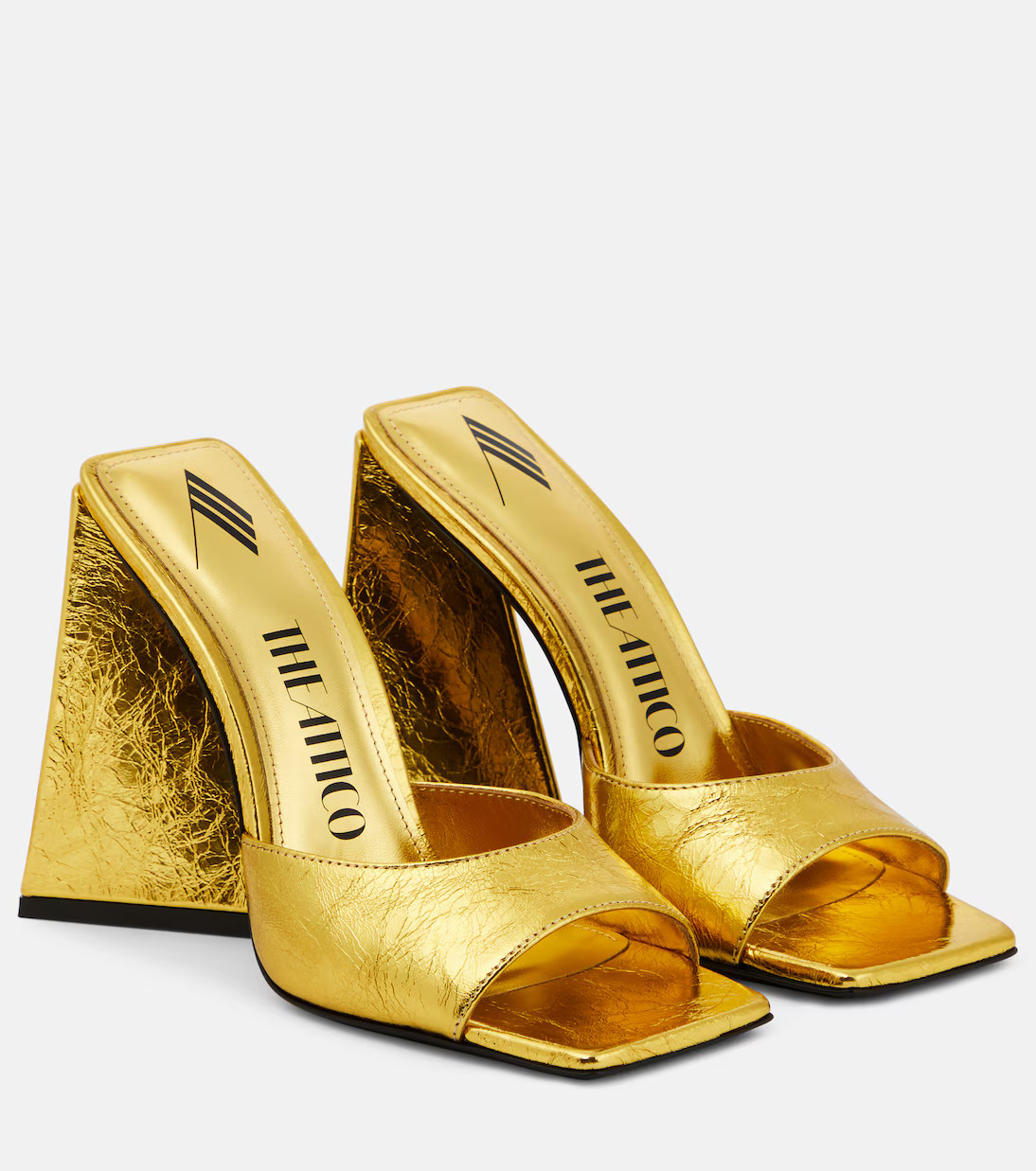 Devon laminated leather mules | Mytheresa (US/CA)