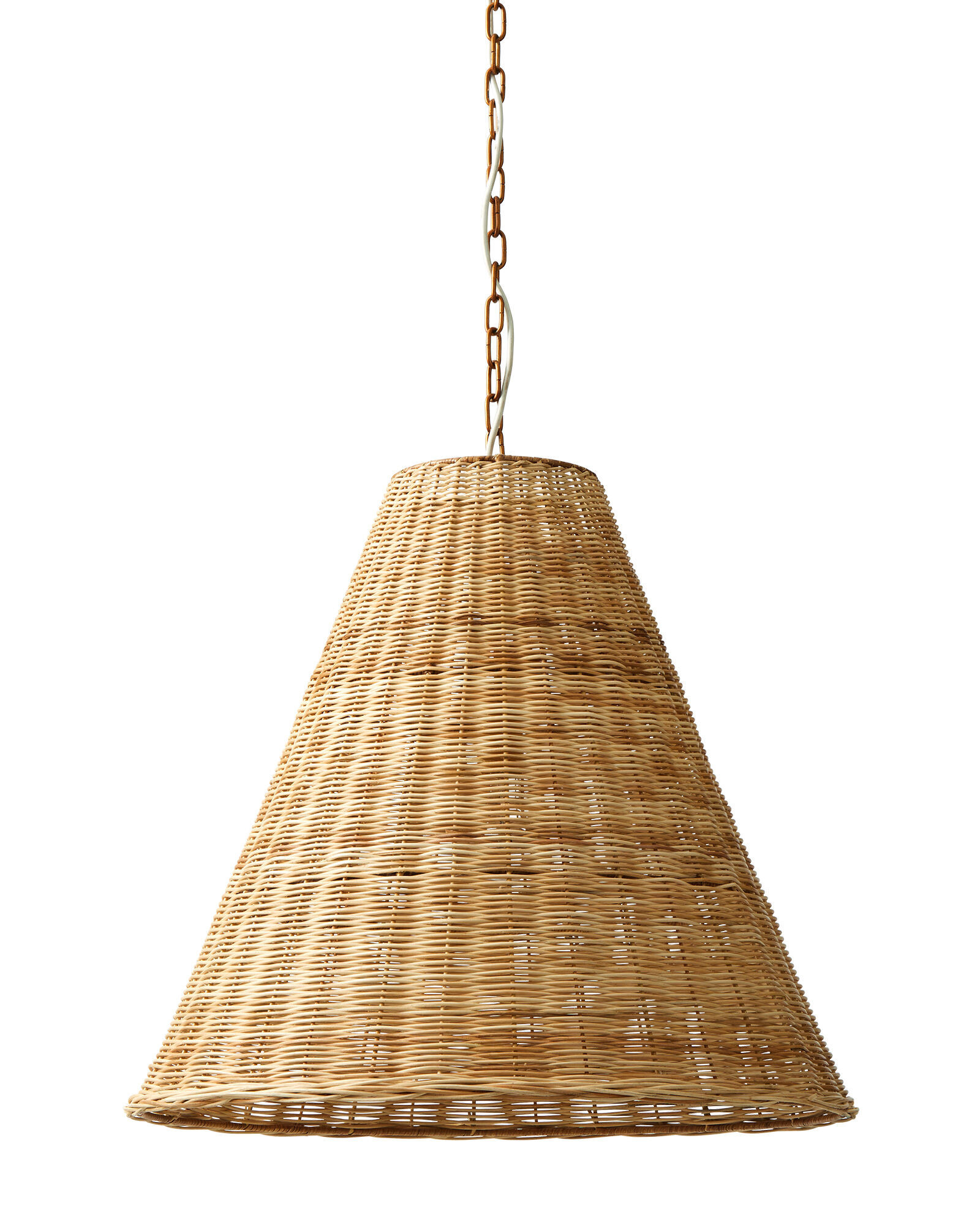 Santa Barbara Rattan Taper Pendant | Serena and Lily