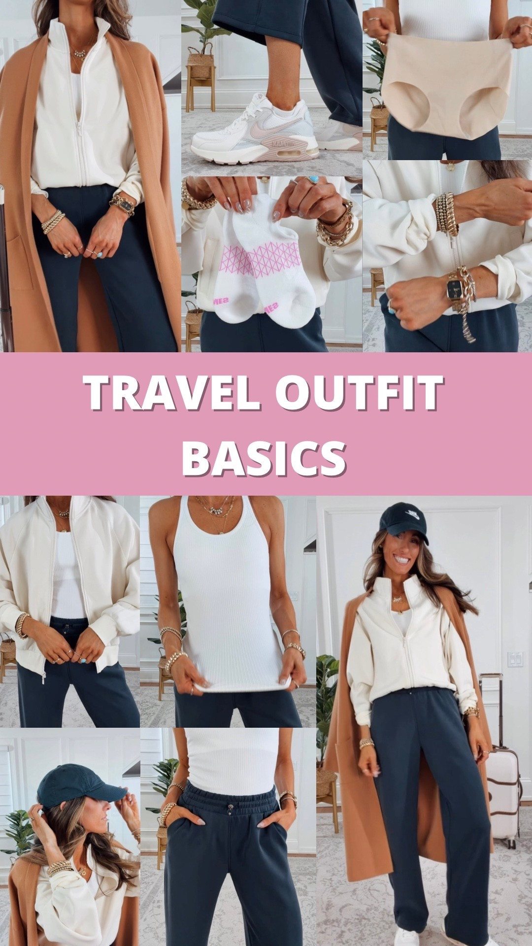 Wearing a xsmall pants, racer tank (with built in bra, and buttery soft jacket. Cardigan is a size small. 

Travel outfit | airport outfit 

#LTKSpringSale #LTKTravel #LTKootd