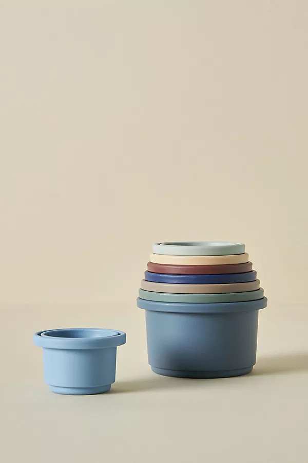 Stacking Cups Toy By Mushie in Assorted | Anthropologie (US)