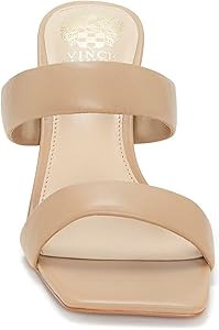 Vince Camuto Women's Aslee Square Toe Dress Sandal Heeled | Amazon (US)