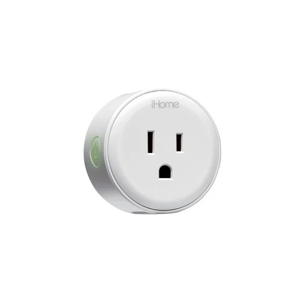Round Smart Plug, White - iHome brand - Walmart.com | Walmart (US)