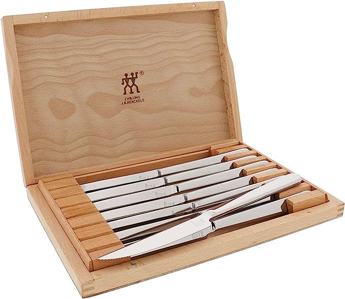 Zwilling  J.A. Henckels Steak Knife Set of 8, German Knife Set, Stainless Steel | Amazon (US)