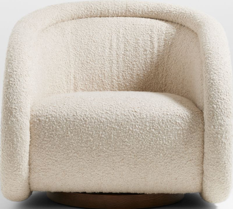 Medoc Swivel Chair + Reviews | Crate & Barrel | Crate & Barrel