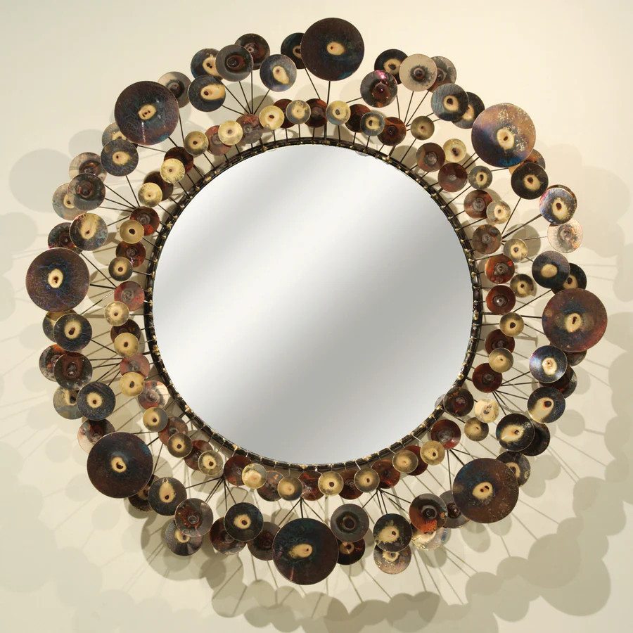C. Jeré Raindrops Wall Sculpture Mirror | Jonathan Adler US