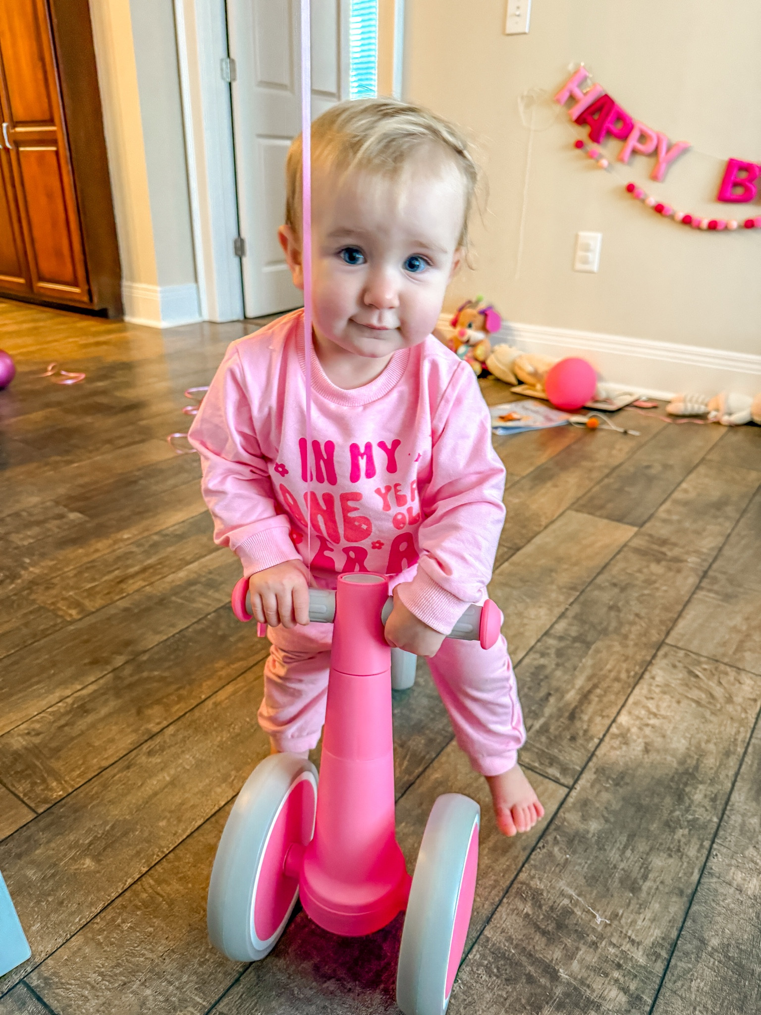 in my one year old era!
First birthday gift of a balance bike was a HIT, would be a great Christmas gift too for a one year old 

#LTKBaby #LTKGiftGuide #LTKKids