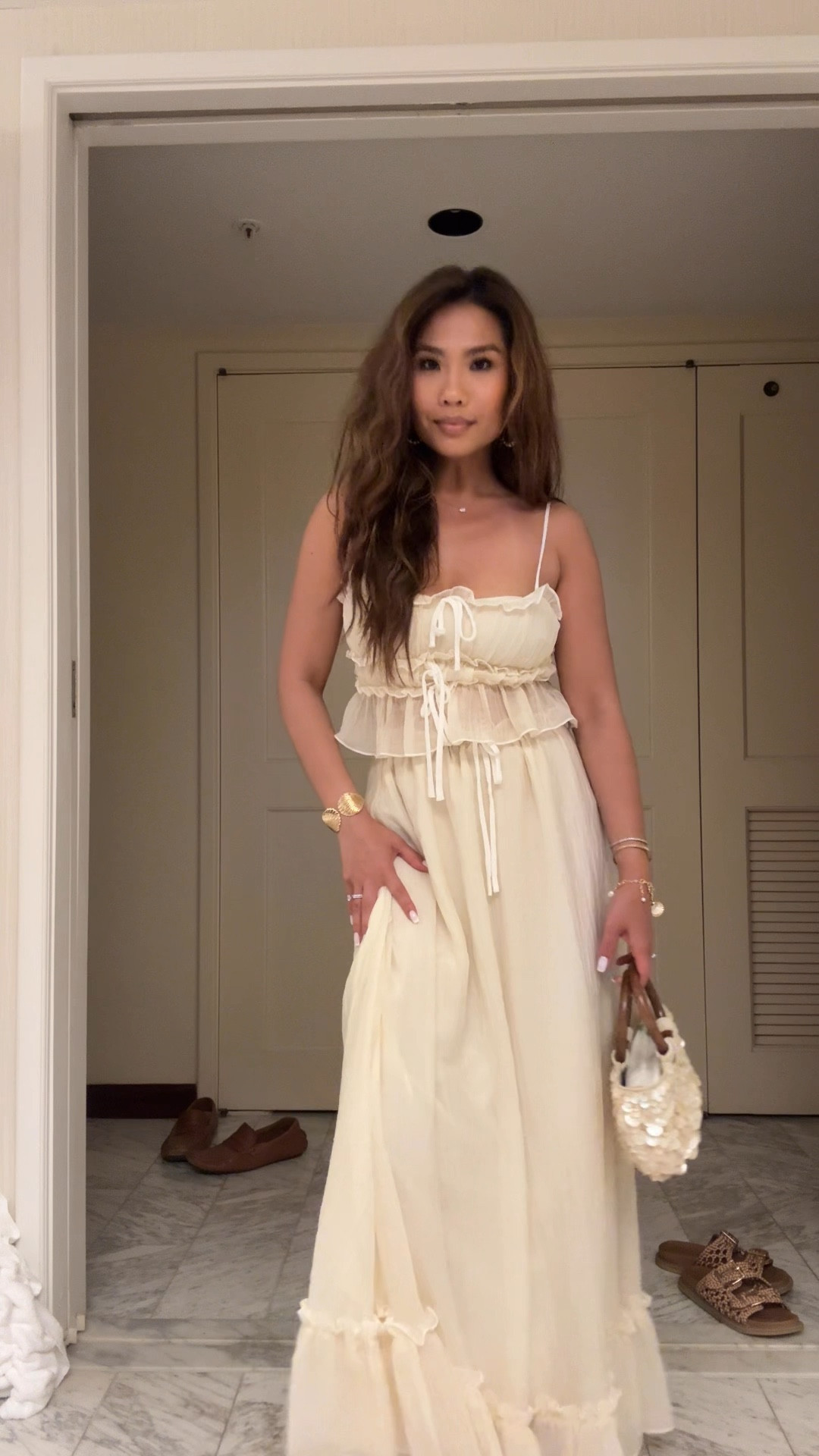 Last night’s dinner outfit 🥰 

Wearing xs in both pieces tts 

#LTKPetite #LTKStyleTip