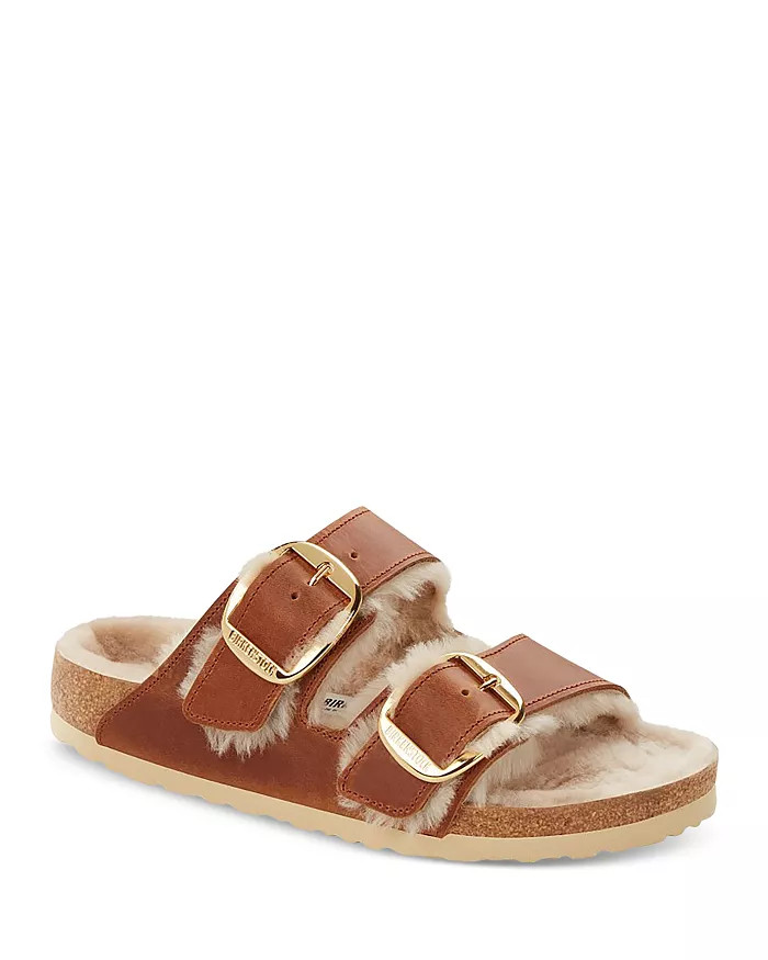 Women's Arizona Shearling Slide Sandals | Bloomingdale's (US)