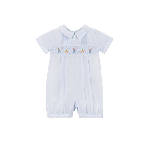 Boys Easter Bunny Smocked Shortall | Feltman Brothers