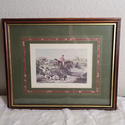 Beautiful Vintage Framed "The Death"  Print by W. Shayer, Engraved by C.R. Stock | eBay US