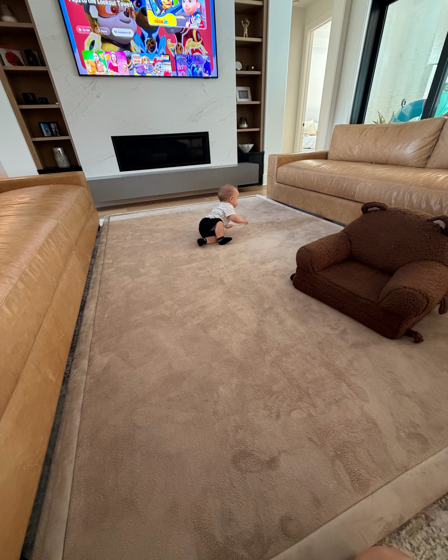 This padded rug has saved our crawling baby knees and our toddler couch jumping legs every day! Moms-this is a must have!!!