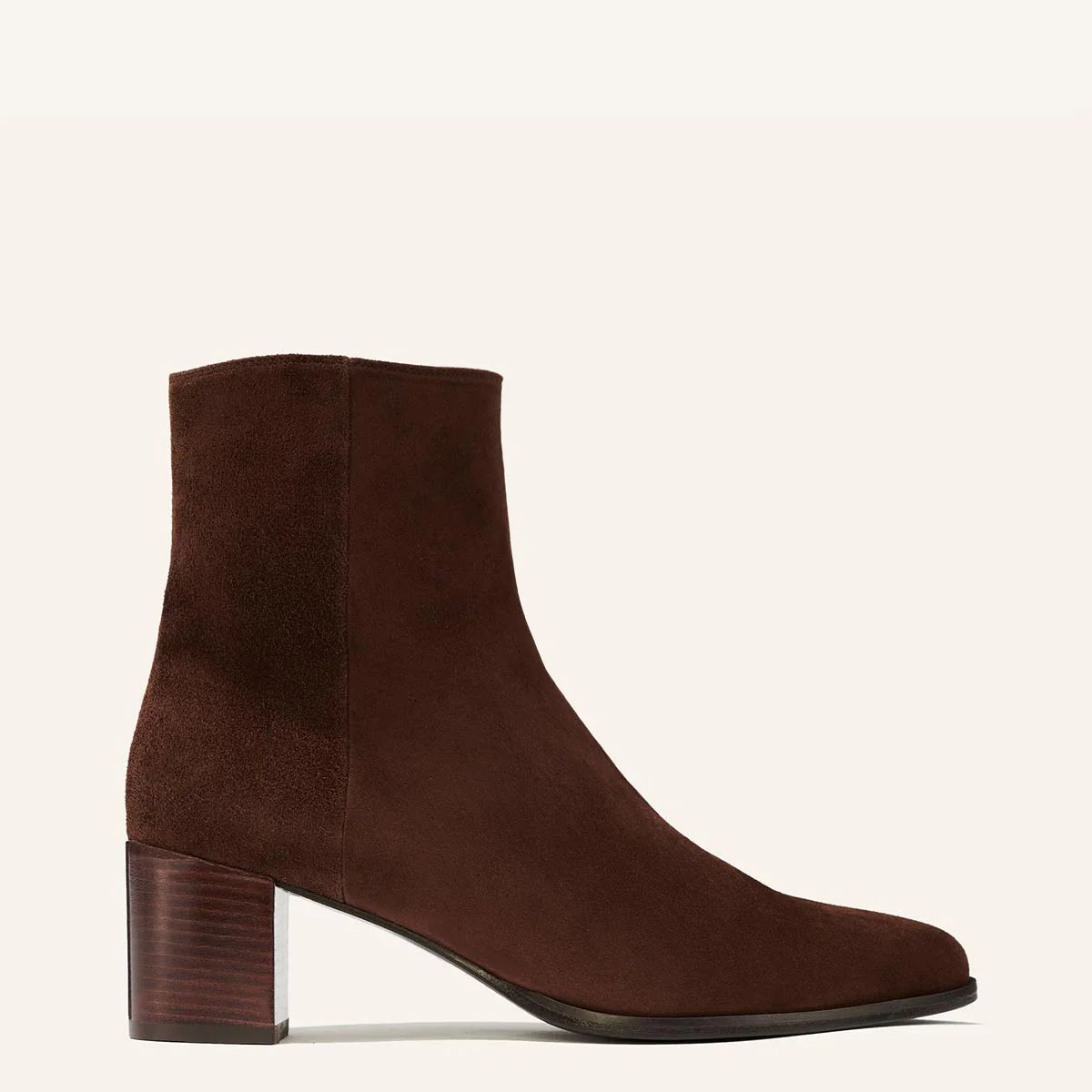 The Downtown Boot - Chocolate Suede | Margaux