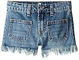 7 For All Mankind Girls' Big High-Waisted Denim Short, Vintage Muse | Amazon (US)