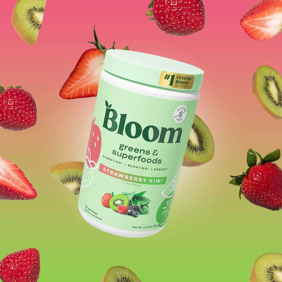 BLOOM NUTRITION Greens and Superfoods Powder - Strawberry Kiwi | Target