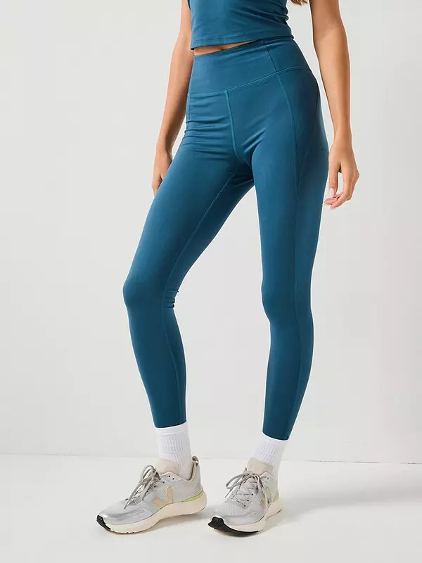 Girlfriend Collective Womens Training High Rise Legging - Blue | Very (UK)