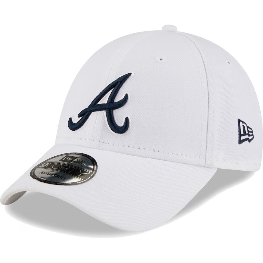 Atlanta Braves New Era League II 9FORTY Adjustable Hat - White | Fanatics
