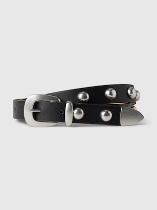 Vegan Leather Studded Belt | Gap (US)