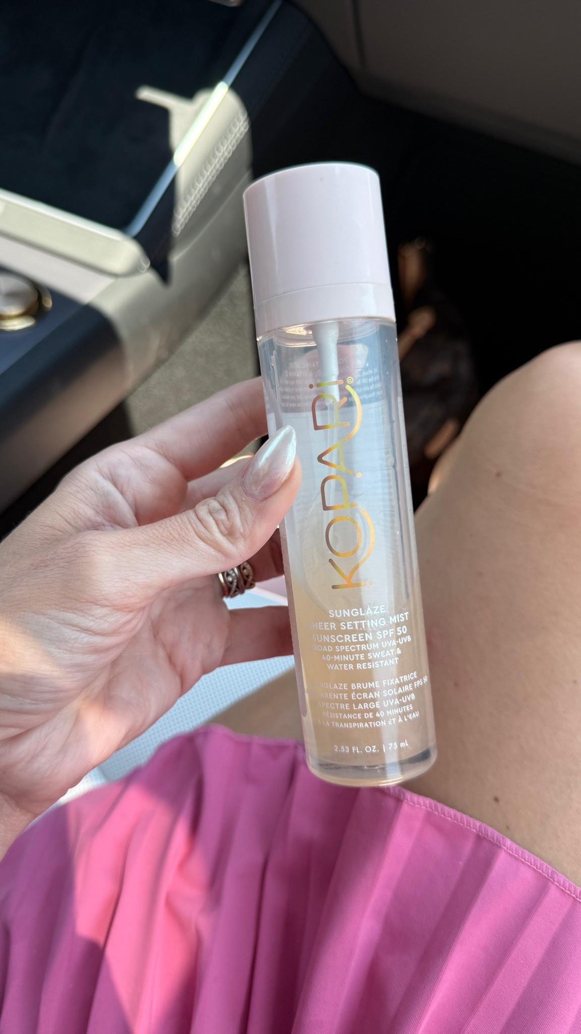 Living in Florida, extra spf is completely necessary. I’ve been adding an extra layer with this setting spray by Kopari - it not only sets my makeup but is 50 spf and adds a shimmery glow to my skin. Pro tip: spritz your shoulders and chest for extra glow and sun protection. 🤍☀️

#LTKdayinmylife #LTKmorningroutine #LTKselfcare