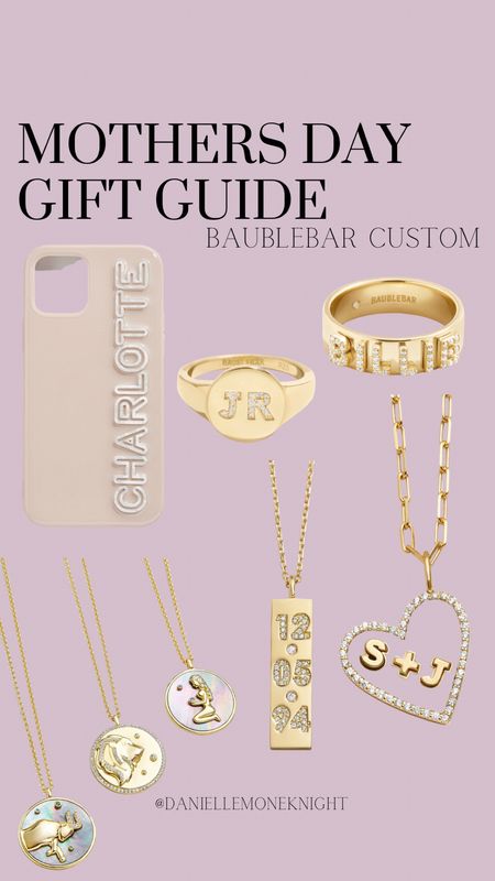 Mother’s Day Gift Guide || BaubleBar Custom Pieces 

#LTKGiftGuide