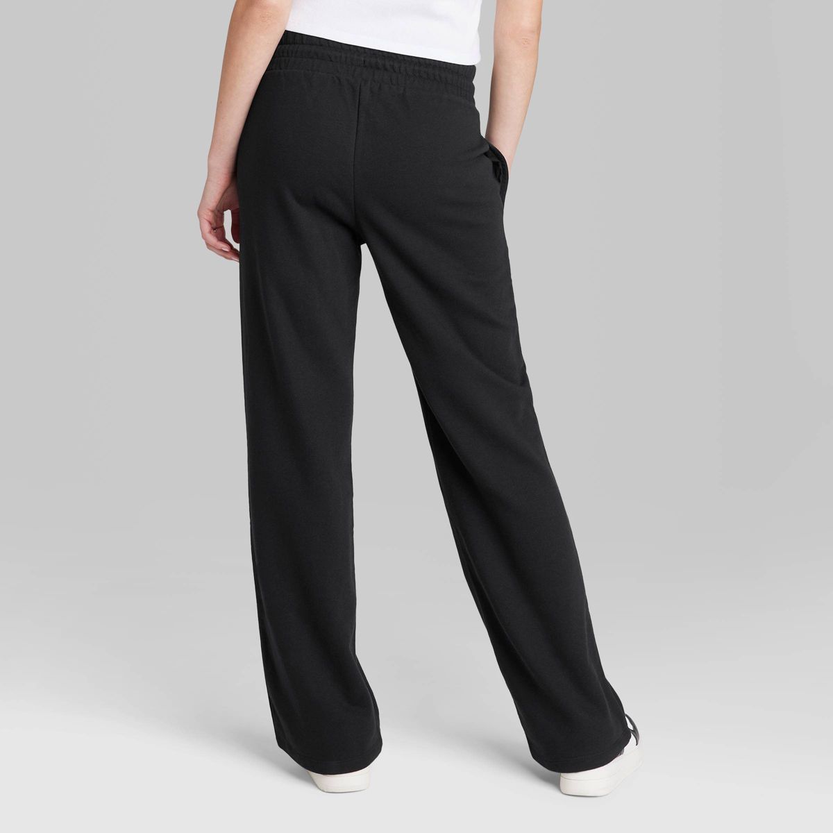 Women's High-Rise Wide Leg French Terry Sweatpants - Wild Fable™ | Target