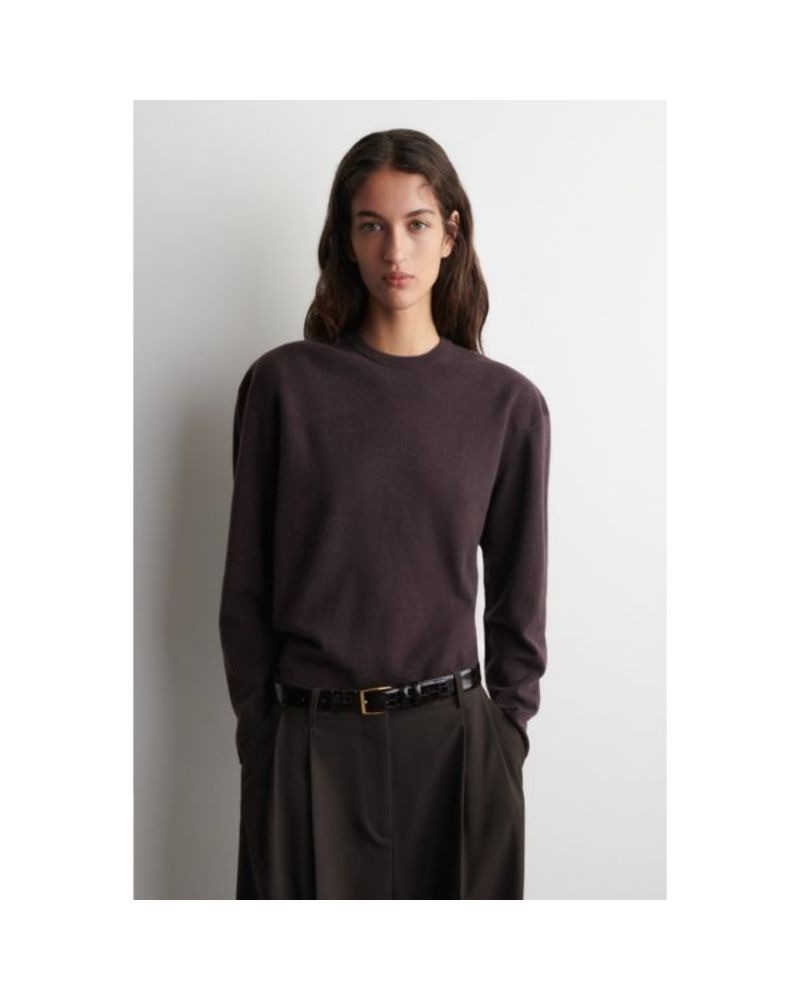A COS fall edit: merino knits, sculptural dresses, relaxed pants and useful layers, with 20 linked picks from my original collection.

The original cover shows the Dark Brown merino crewneck. The linked sweater is Beige Melange, marked Similar; the pictured belt and trousers are not linked. Other tags are additional collection options, not all shown in this photo.

Three other Similar options: LE BOP Hardy cropped cotton trench in Hazelnut instead of the COS rounded Beige trench; A New Day brown-and-white polka-dot twilly with a striped reverse in polyester satin instead of the yellow/brown silk scarf; Julia Jordan’s Black Multi leopard-print mesh midi with a ruched asymmetrical hem instead of the brown animal-jacquard dress. Check the dress size guide; the retailer notes juniors sizing. The Target scarf ships only with $35 orders.

The khaki ballet sneakers are omitted. Affiliate links: I may earn a commission from purchases. More style ideas: https://www.itscasualblog.com/ #COSStyle #FallOutfits 

 #LTKSeasonal