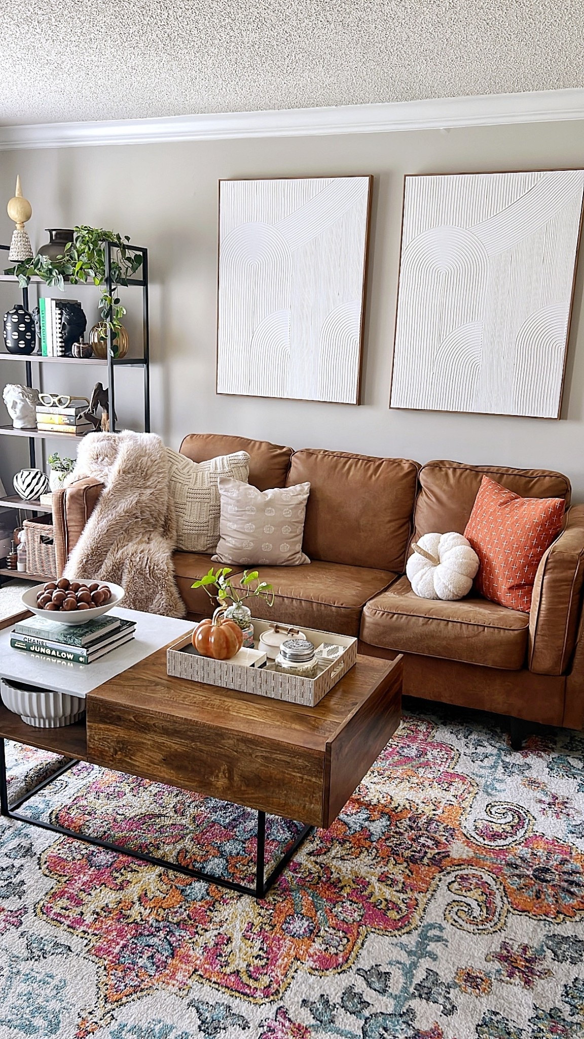 Saturday At Home - My Living Room (Fall Decor)

coffee table, living room furniture, throw pillows, decorative bowl, pedestal bowl, fabric tray, moody home decor, living room, sofa, console, end table, accent chair, framed art, rug, organic modern, target finds, moody interiors, leather couch, brown leather couch, brown leather sofa, living room inspiration 

#livingroom #contemporaryinspo #falldecor #familyroom #homedecor 

#LTKSeasonal #LTKStyleTip #LTKHome #LTKFamily #LTKFindsUnder100 #LTKFindsUnder50