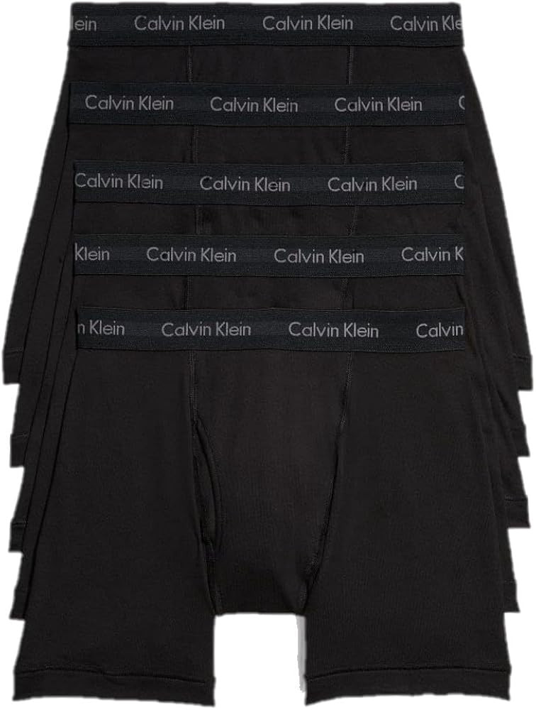 Calvin Klein Men's Cotton Classics 5-Pack Boxer Brief | Amazon (US)