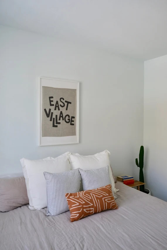 Custom Lettering on Linen | Etsy (US)