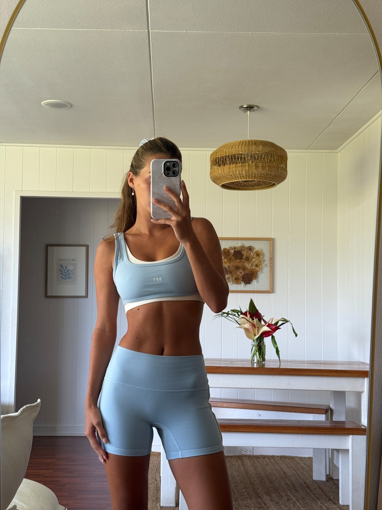 The cutest workout set 🤍