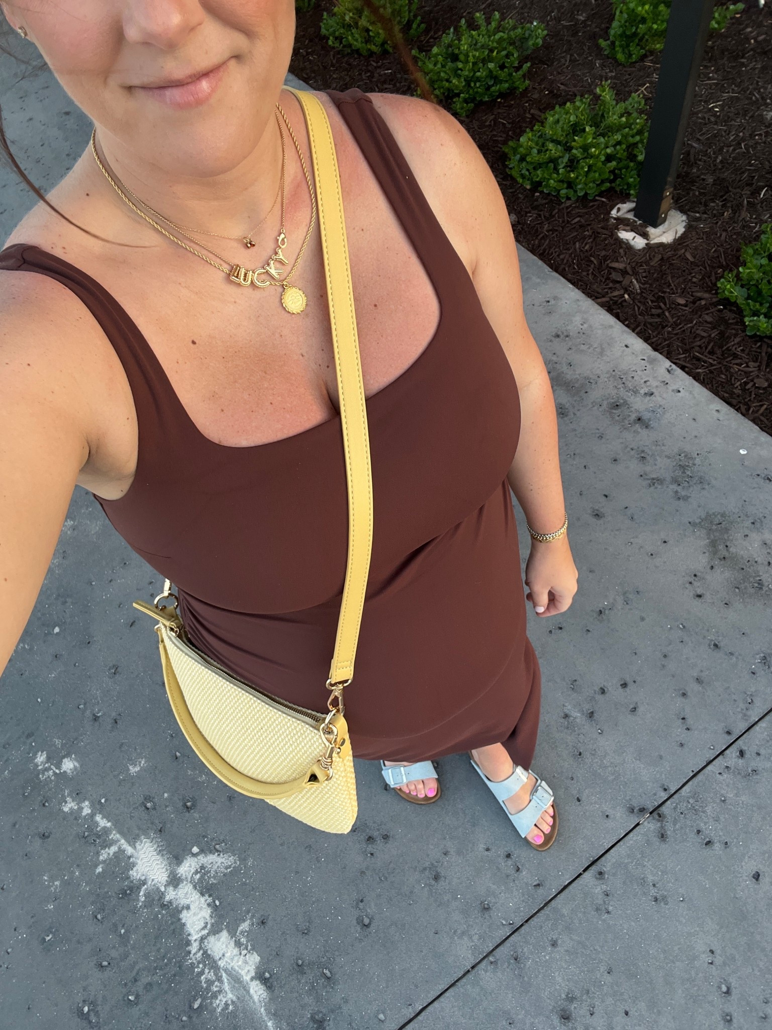 This maternity dress can easily be dressed up or down, and was an easy one to throw on for dinner on vacation 

#LTKSeasonal #LTKFindsUnder50 #LTKBump