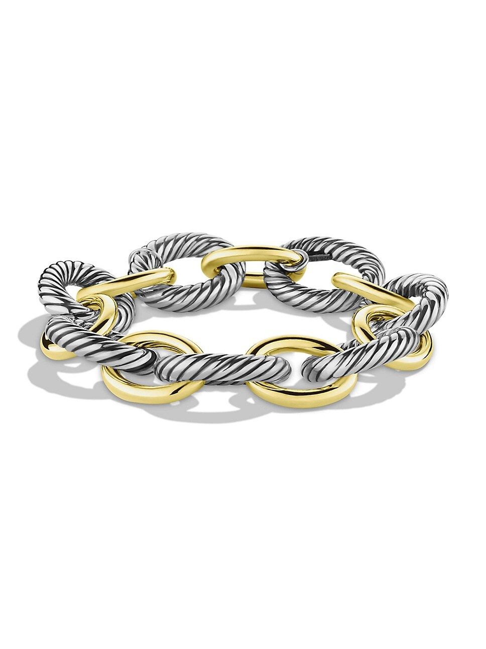 Oval Extra-Large Link Bracelet with Gold | Saks Fifth Avenue