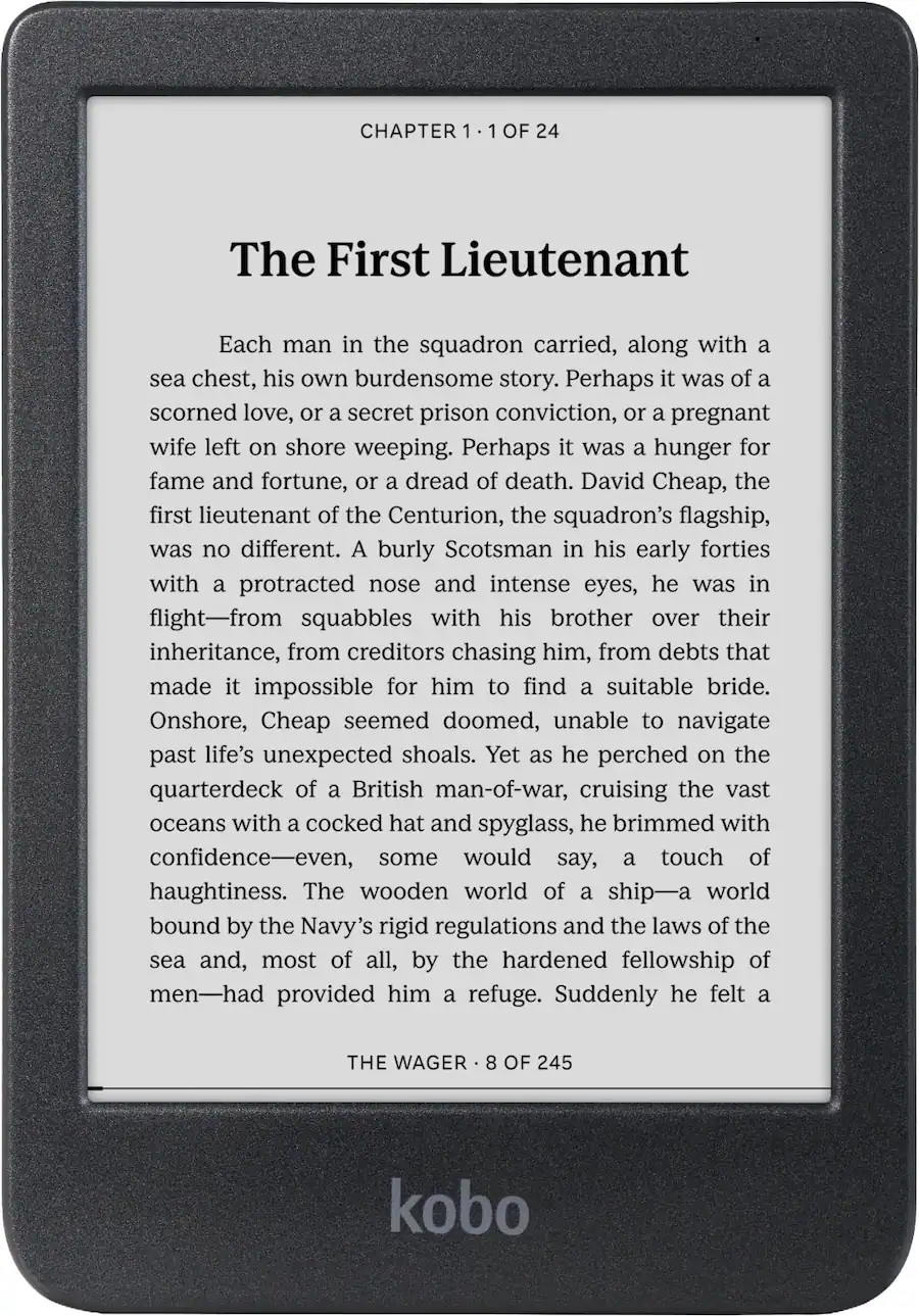 Kobo - Clara BW-eReader-6" Glare-Free Touchscreen with ComfortLight PRO-Dark Mode Option-Waterpro... | Best Buy U.S.