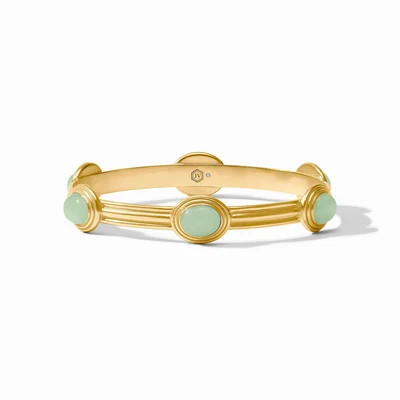 Portofino Stone Bangle - Melon Jade / S | Julie Vos