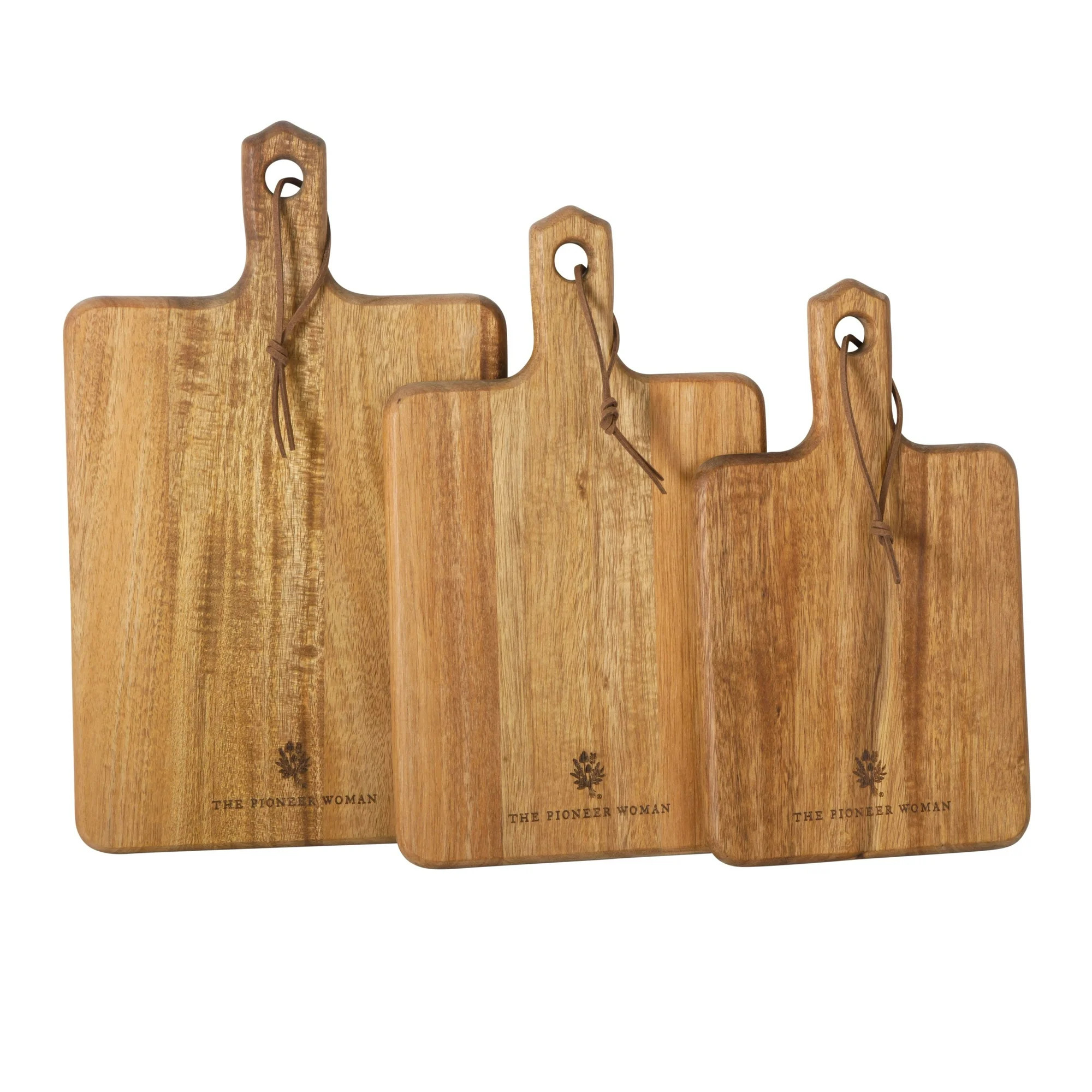 The Pioneer Woman 3-Piece Acacia Wood French Cutting Boards | Walmart (US)