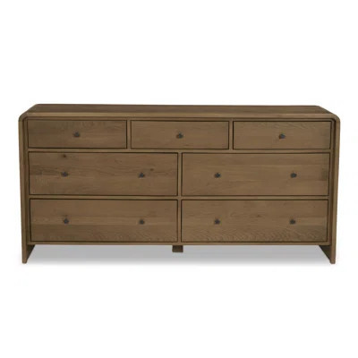 Riley 7 Drawer Dresser Oak | Perigold