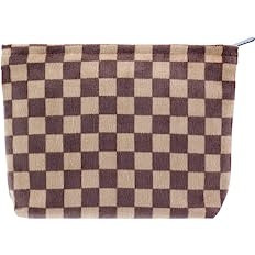 Makeup Bags Zipper Cosmetic Pouch Large Travel Canvas Make Up Organizer for Purse for Women and G... | Amazon (US)