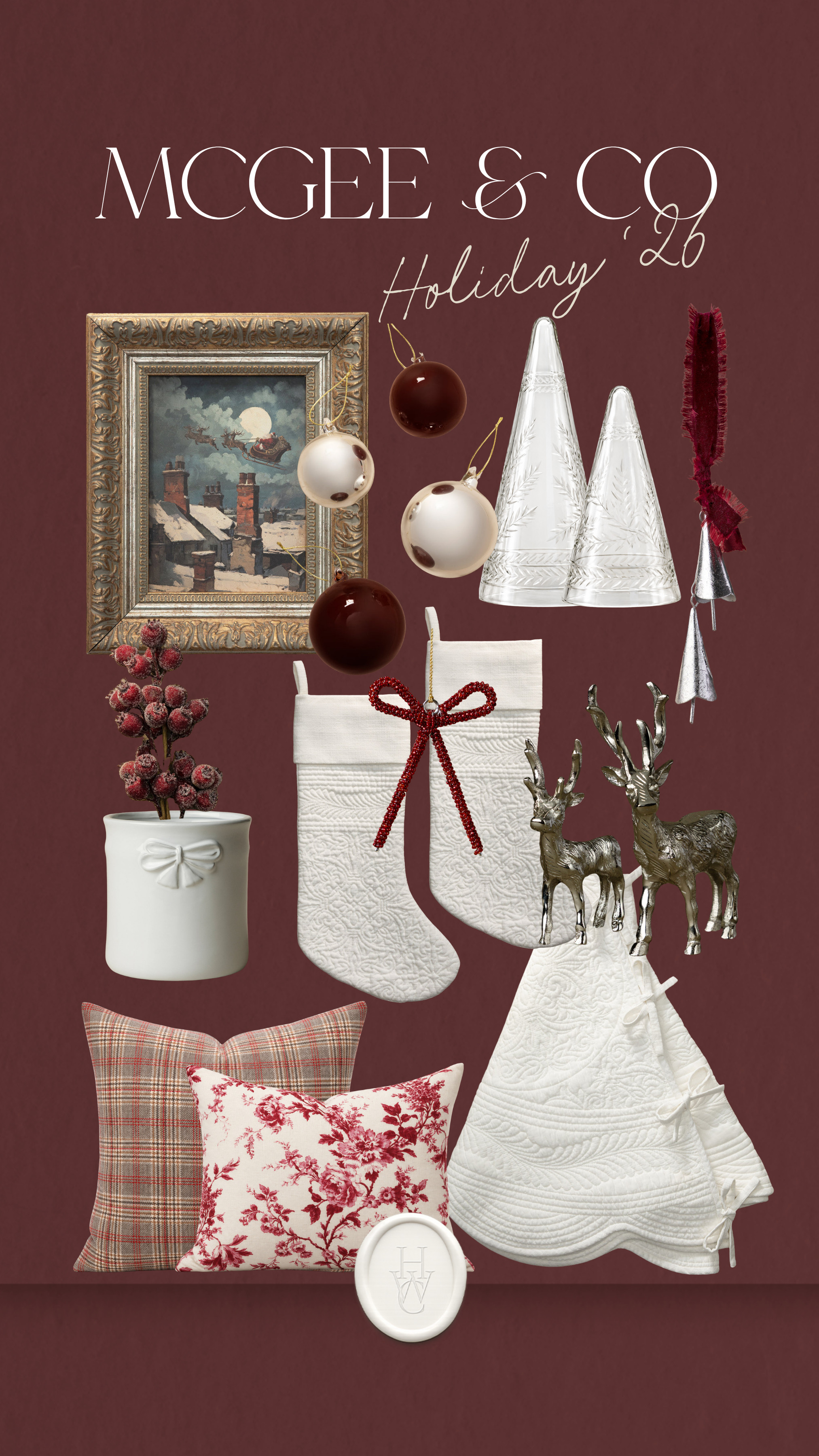 McGee & Co Holiday 2026 is now available!
McGee & Co Christmas / McGee & Co Winter / Winter Decor / Coffee Table Decor / Bookshelf Decor / Christmas Decor / Holiday Decor / Holiday Greenery / Holiday Wreaths / Festive Wreaths / Pre-Lit Garlands Christmas Tree Decor / Stockings & Holders / Advent Calendars / Window Decorations / Outdoor Christmas Lights / Mantel Decor / Christmas Tree Ornaments / Christmas Pillows / Winter Decor / Winter Pillows / Winter Greenery / Christmas Village / Christmas Garlands / Christmas Wreaths / Tree Figurines / Holiday Figurines / Faux Christmas Trees / Pre-Lit Christmas Trees / Holiday Garlands / Lit Decor Pieces / Christmas Ornaments / Nutcrackers / Christmas Village / Winter Wonderland Decor / Christmas Centerpieces / Tabletop Trees / Holiday Figurines / Holiday Doormats / Holiday Candles / Christmas Candles /  

 #LTKSeasonal #LTKHome