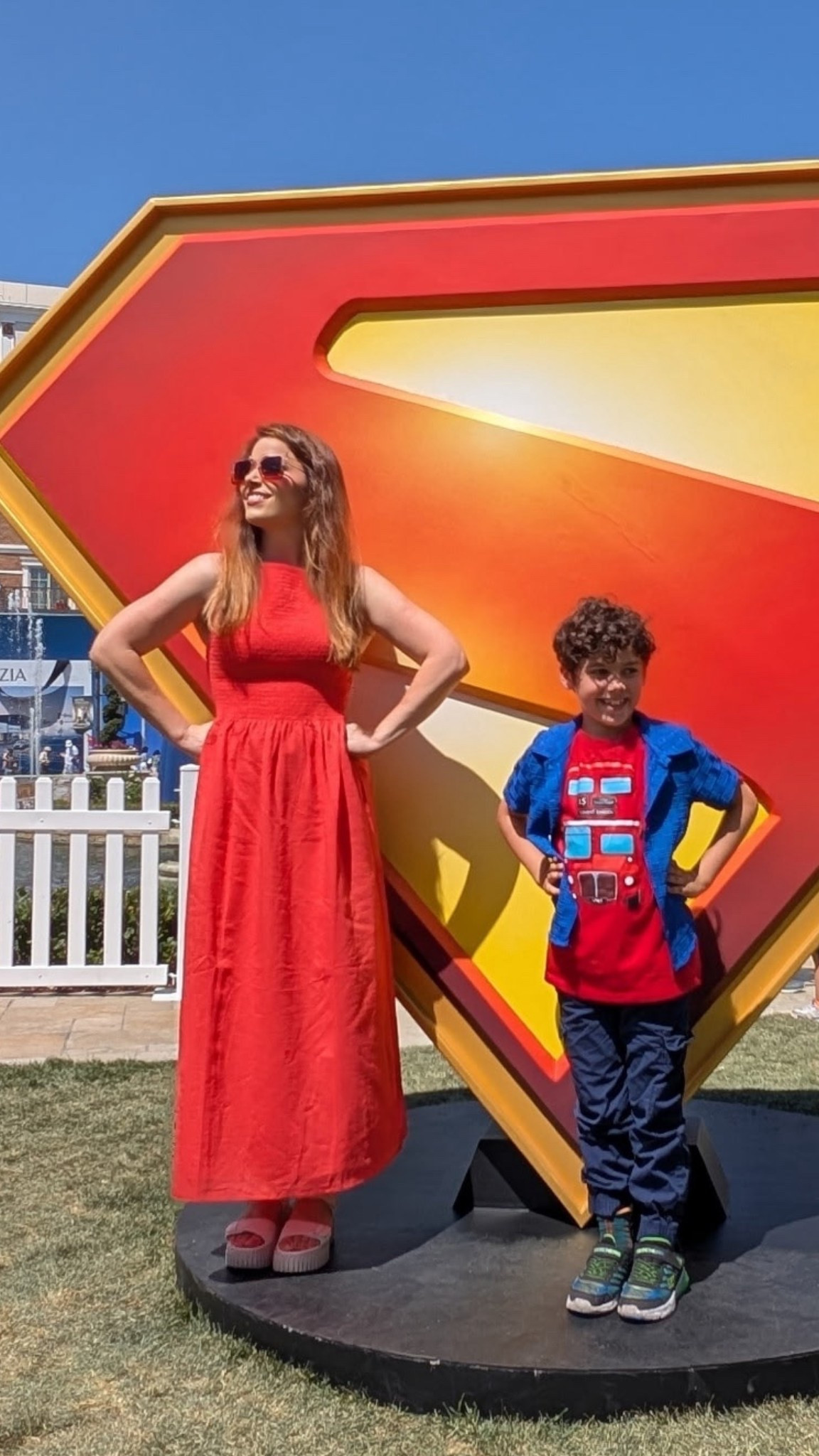 Real heroes wear Nap Dresses. 😉 Obsessed is an understatement. We had the best time celebrating Superman Day, and this outfit made it so easy to stay stylish on the move. Linked everything here! 

#LTKOver40 #LTKMothersDay #LTKmomlife