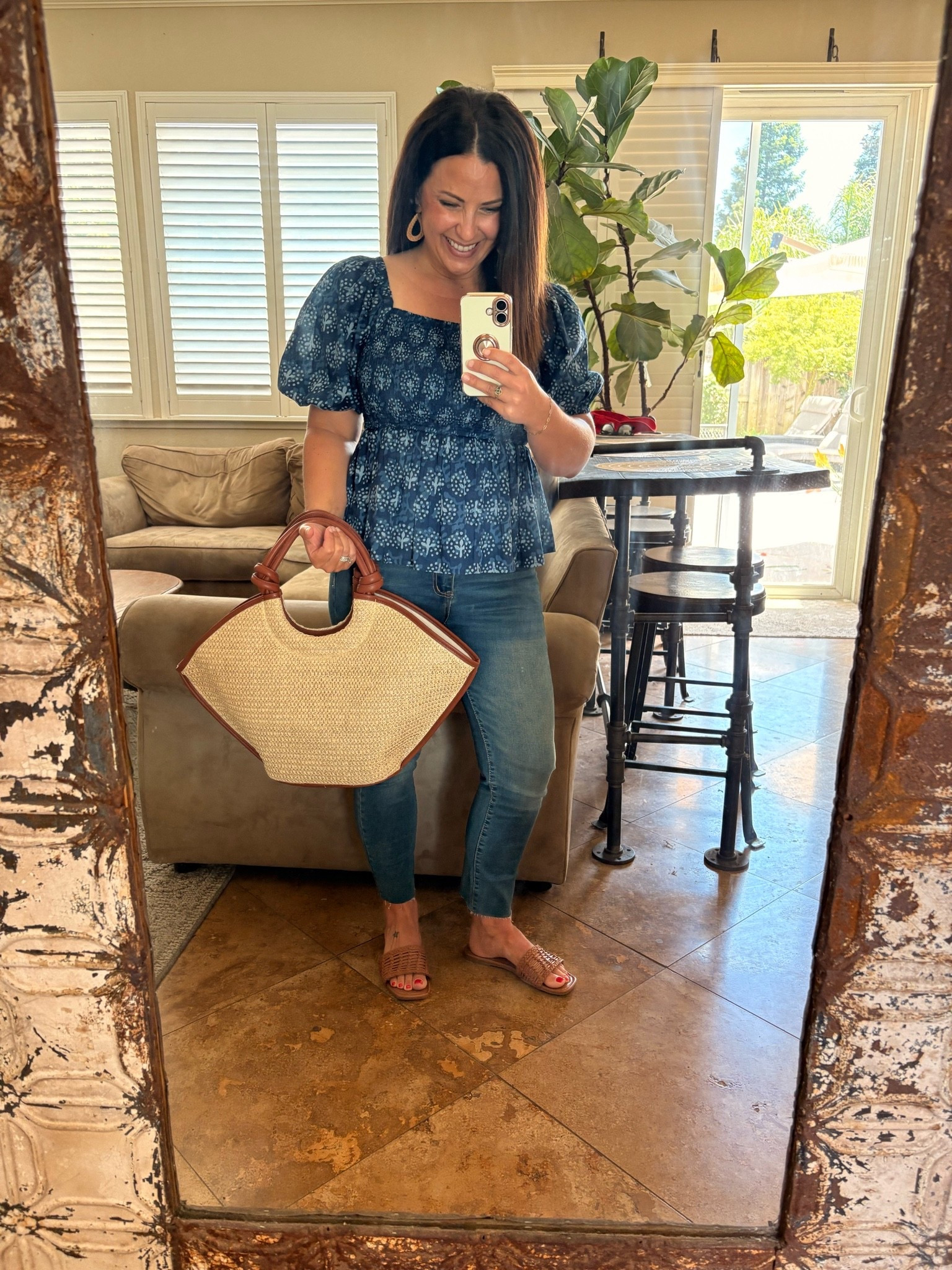 Petite-friendly outfit find 👏 These jeans are under $40 and fit SO well for my fellow 5’2” girls. Wearing a size 4 and love the flattering slim fit + ankle length. My woven sandals also have memory foam, making them actually comfortable for all day wear 🤎✨

Everything linked on my LTK!

#LTKStyle #PetiteFashion #WomenOver40Style #AffordableFashion #CasualStyle #PetiteFriendly #EverydayOutfit #MomStyle #ClassicStyle #LTKFinds #TeacherStyle #SummerStyle #AmazonFashion

#LTKOver40 #LTKPetite #LTKmomlife
