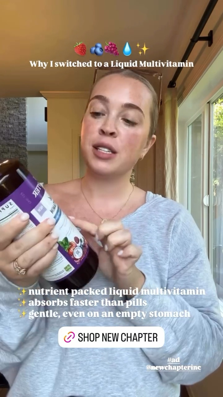 We have been loving a liquid vitamin in our household! 22 vitamins and minerals and super easy for the whole family to take 🍓🫐🍇

#LTKFamily #LTKKids #LTKFindsUnder50