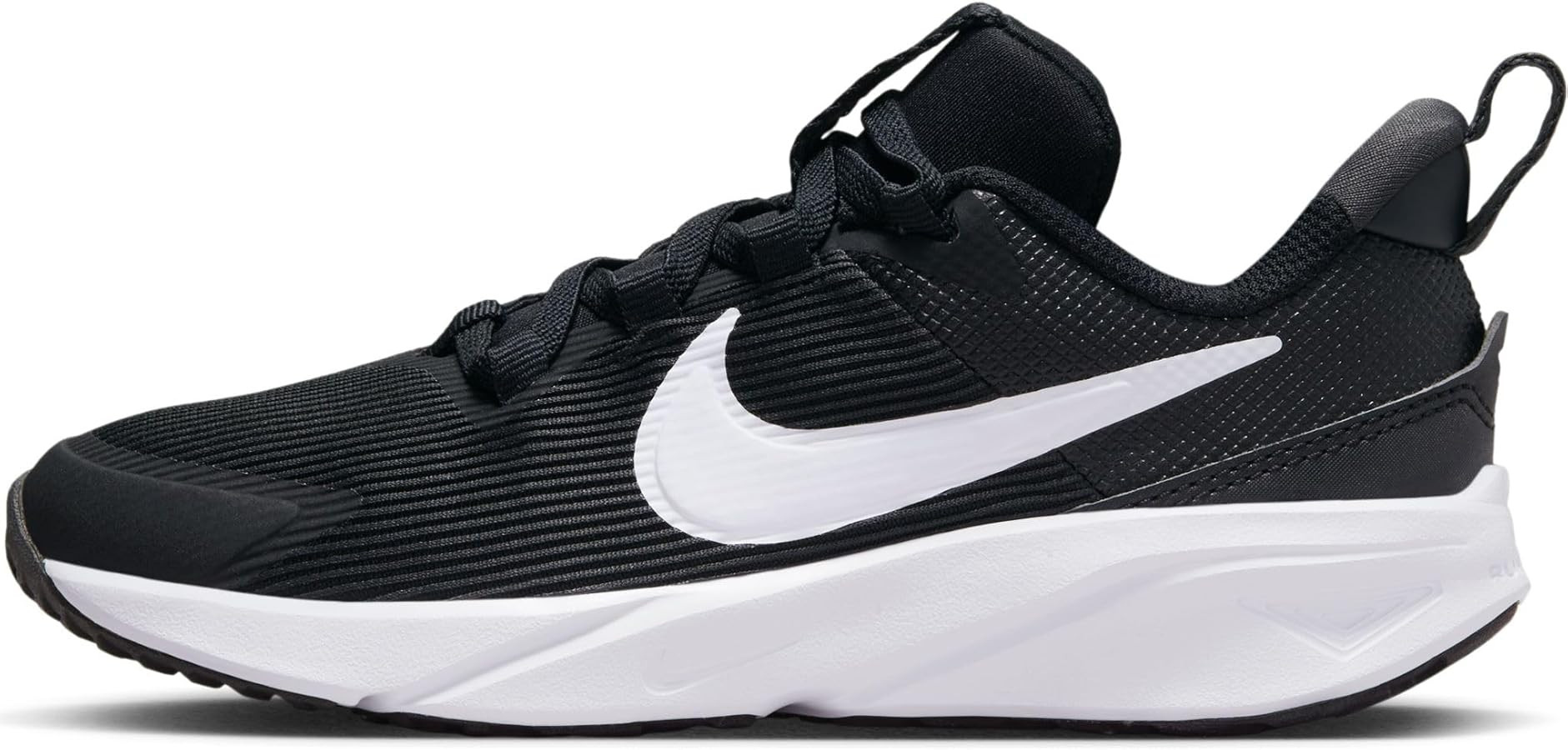 NIKE Star Runner 4 Boys DX7614-001 (Black/White-Anthracite), Size 12 | Amazon (US)