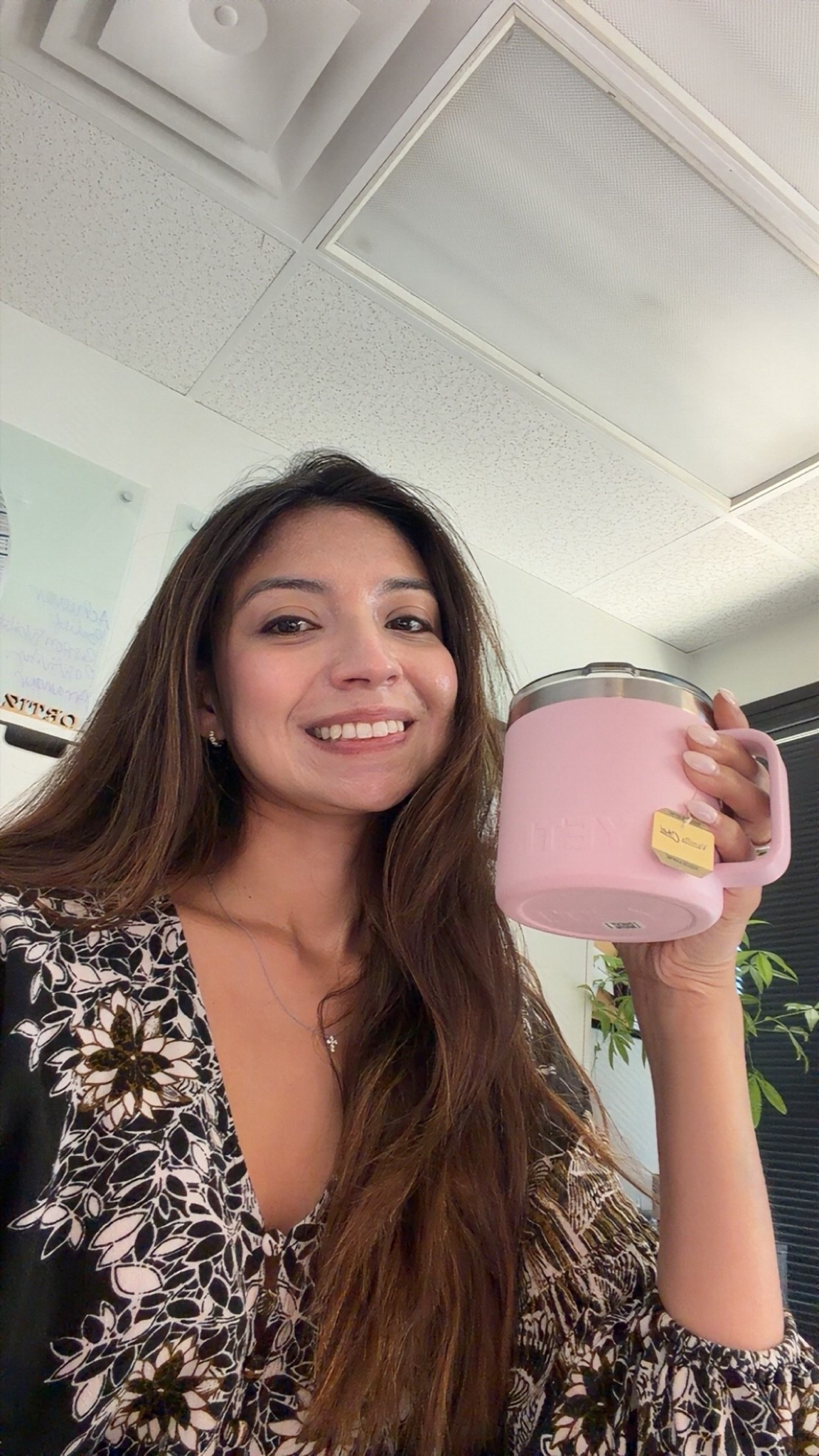 Felt like fall in Texas this morning so I made spiced chai tea and put it in my yeti mug! #officelife