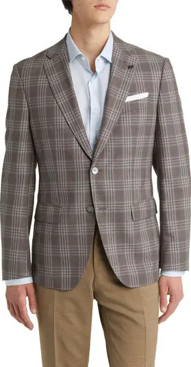 Hutson Plaid Virgin Wool Sport Coat | Nordstrom