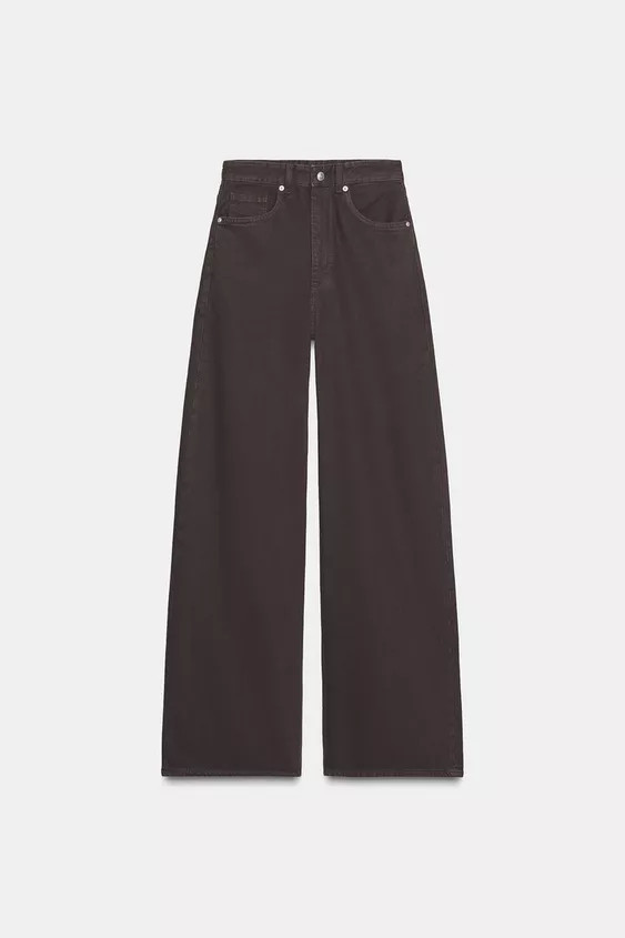 TRF EXTRA WIDE-LEG HIGH-WAIST JEANS | Zara UK