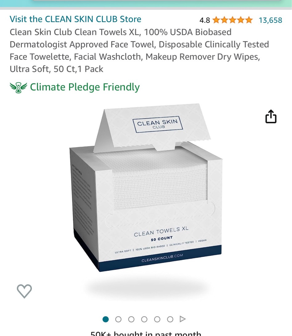 Clean skin wipes. 

Beauty essentials. Facial care. Beauty routine. 

#LTKbeauty #LTKFind