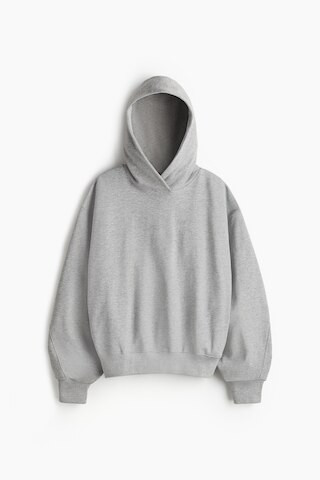 H & M - Boxy Hoodie - Gray | H&M (US + CA)