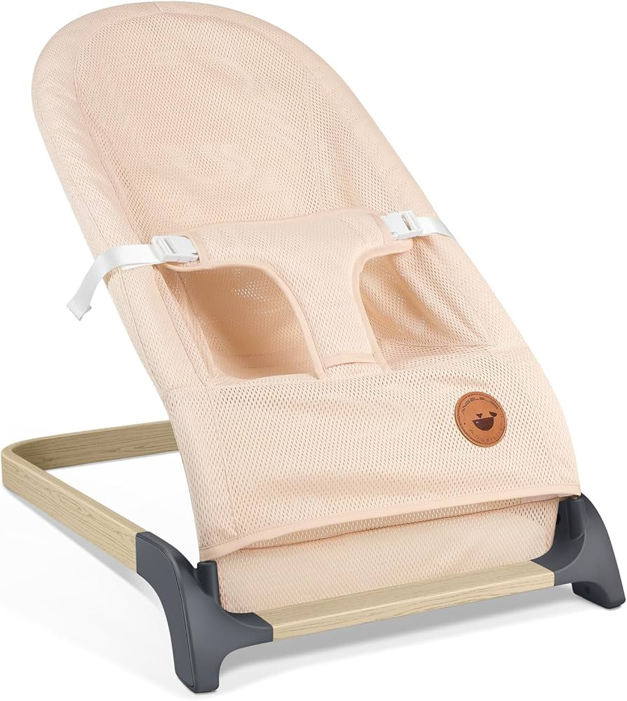 ANGELBLISS Baby Bouncer - Light Pink Mesh Fabric               
Age Range: Baby | Amazon (US)
