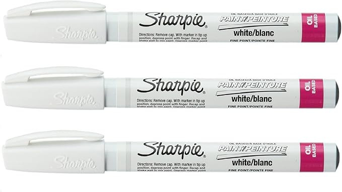 Fine Point Paint Marker [Set of 3] Color: White | Amazon (US)