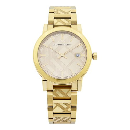 Burberry The City Gold Ion-Plated Steel Gold Dial Quartz Unisex Watch BU9038 | Walmart (US)