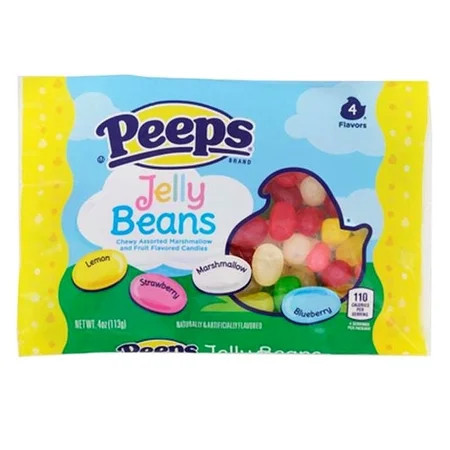 Peeps Brand Jelly Beans 4oz pack (3 packages) total 12oz Lemon Strawberry Marshmallow Blueberry | Walmart (US)